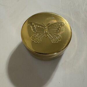 Brass Tin Butterfly Candle